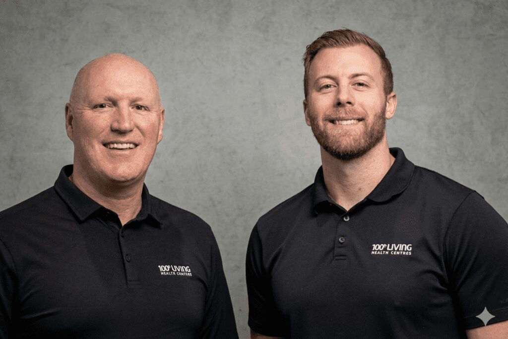 Dr J and Dr H posing for a profile photo